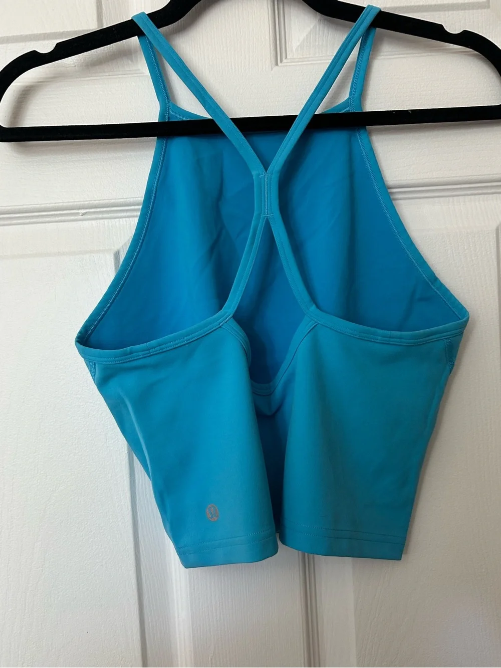 NWOT Lululemon Wunder Train High-Neck Cross-Back Tank Top - Kayak Blue